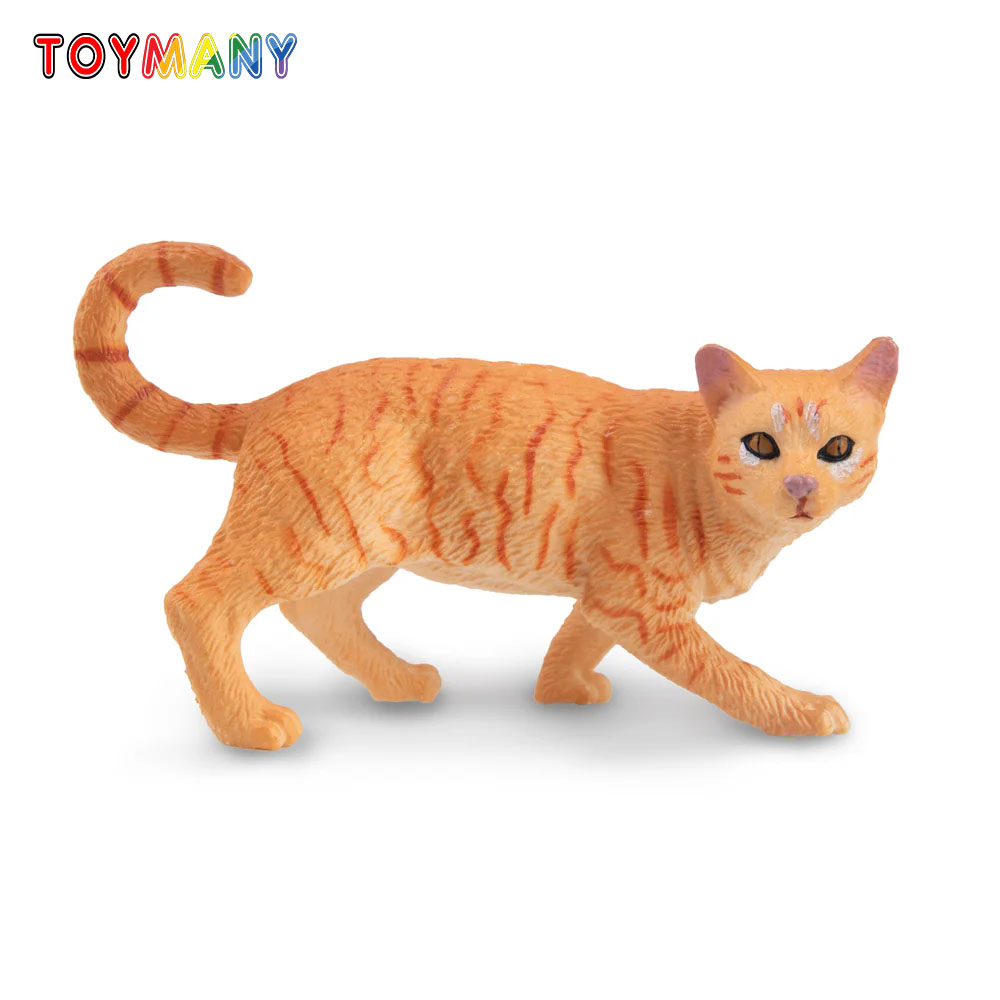 Kids First Education - Toymany Simulatie Striding Oranje Tabby Kat