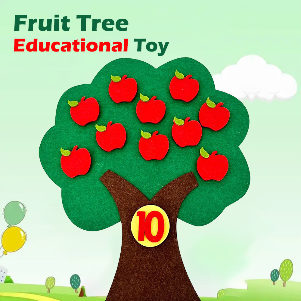 Montessori Fruitboom Tel Speel - Kids Education Number recensie en prijs