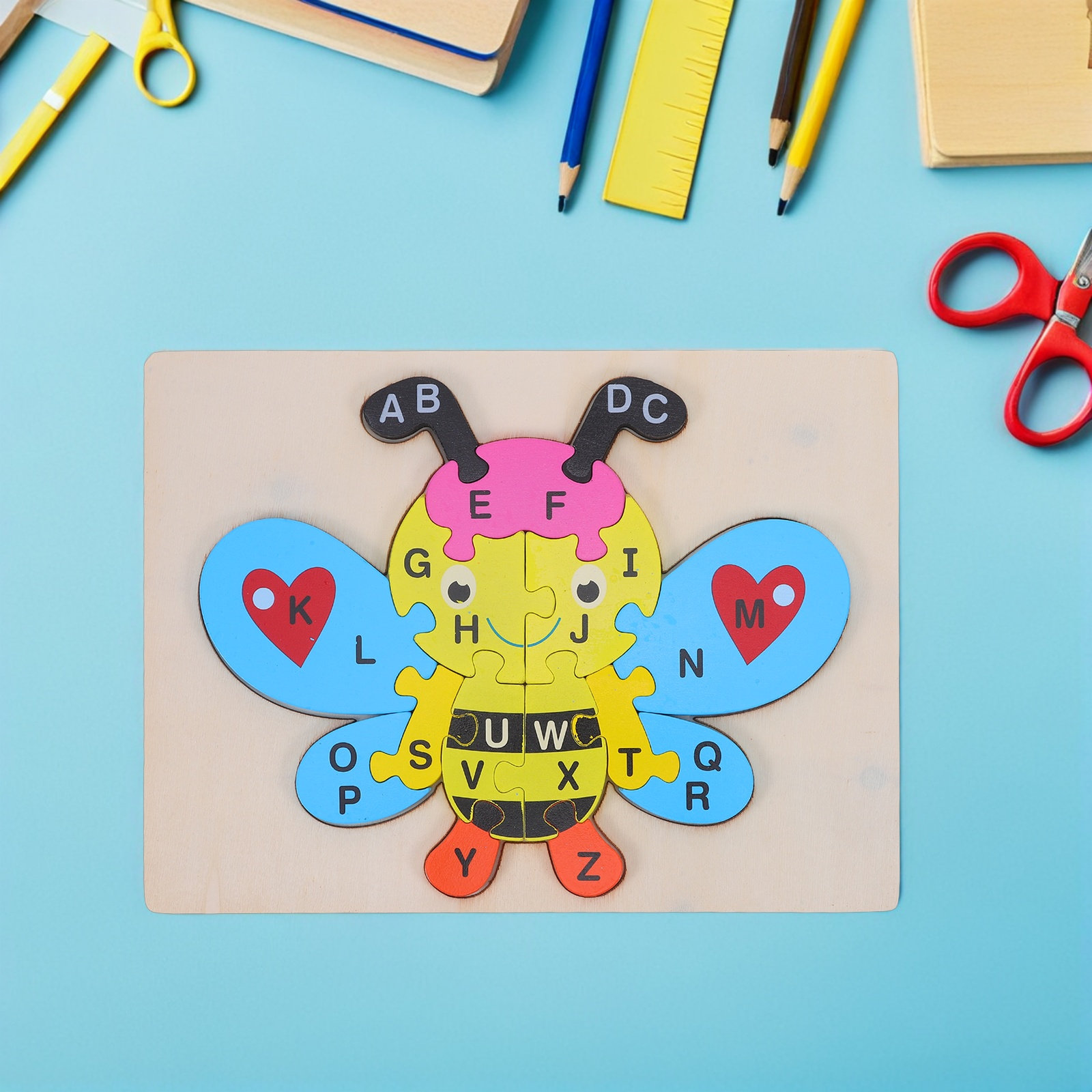 1 set houten alfabetpuzzel in  - Abc Kids Early Education recensie en prijs