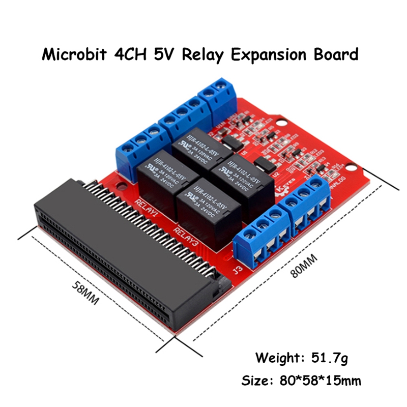 Microbit 4-kanaals relaismodul - Kids Education Channel recensie en prijs