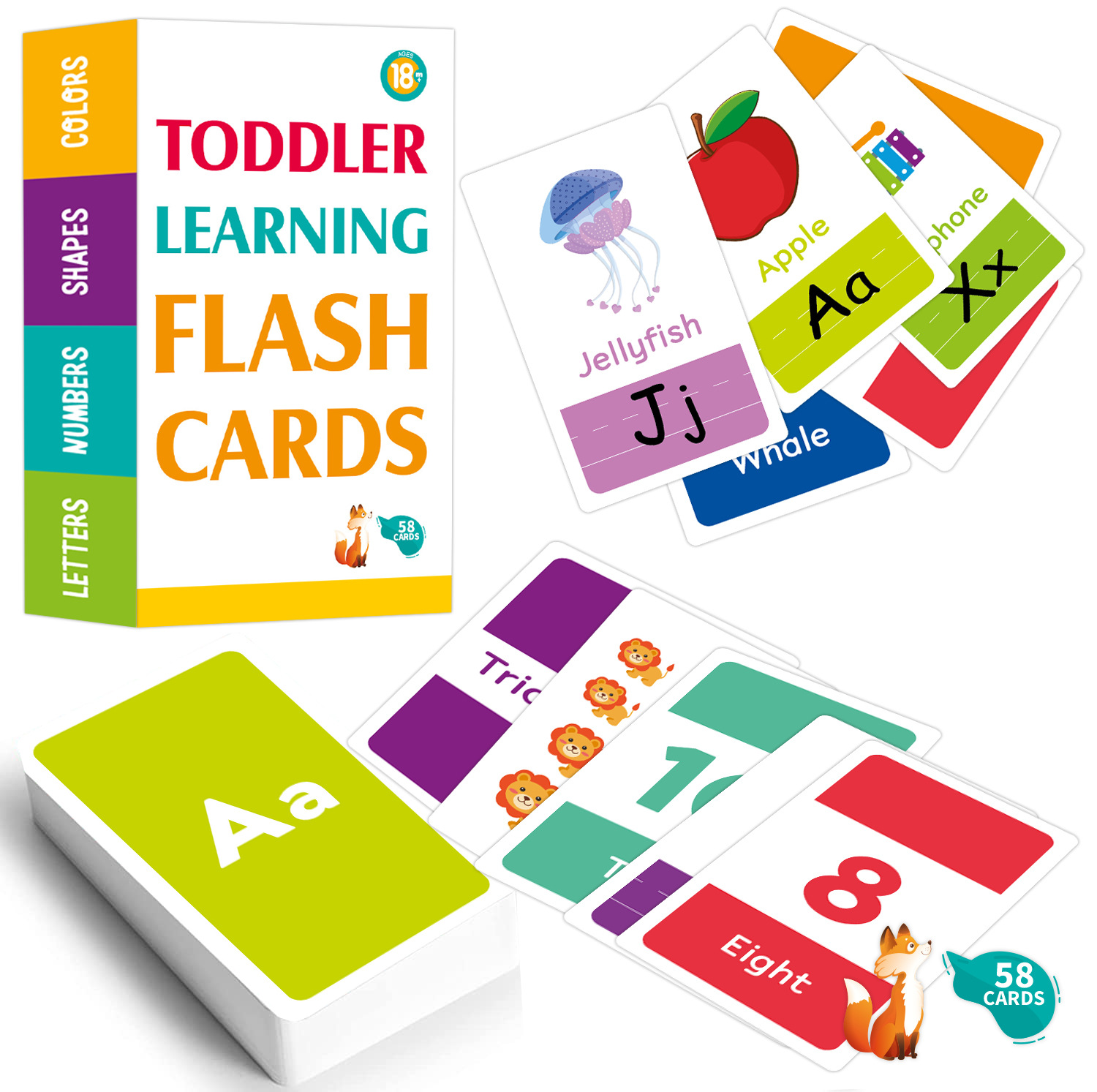 58PCS ABC Alfabet Flashcards M - Abc Kids Early Education recensie en prijs