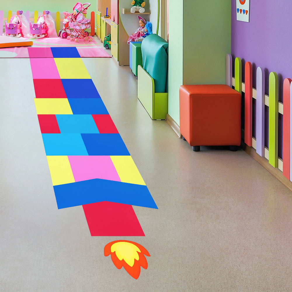 Educatieve raket-hopschop-muur - Kids Education Activities recensie en prijs